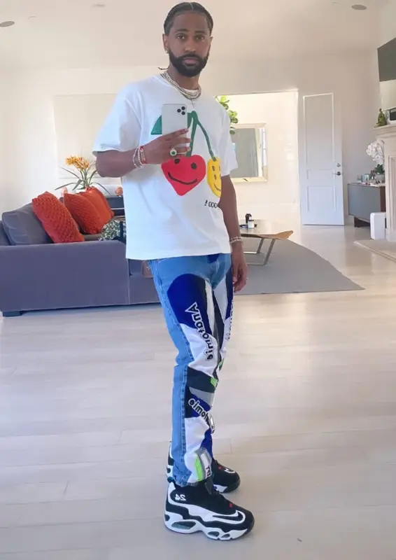 Big Sean outfit in Cactus Plant Flea Market, Siam Circle, and Human Made, 2020