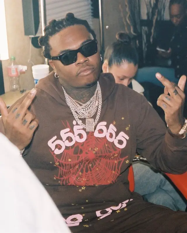 Gunna outfit in Spider Worldwide, 2020
