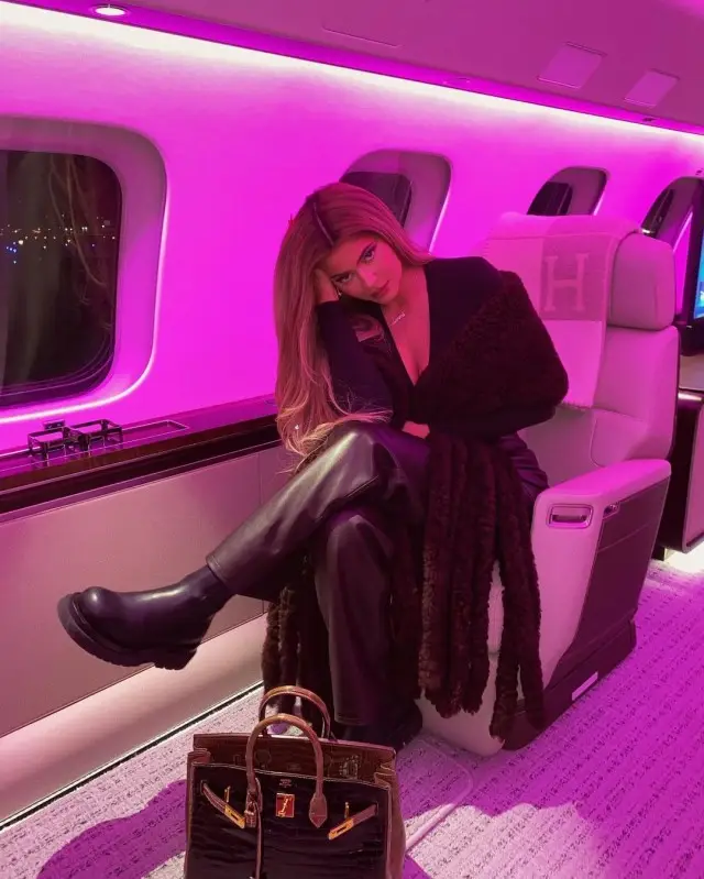 Kylie Jenner outfit in Bottega Veneta, 2020