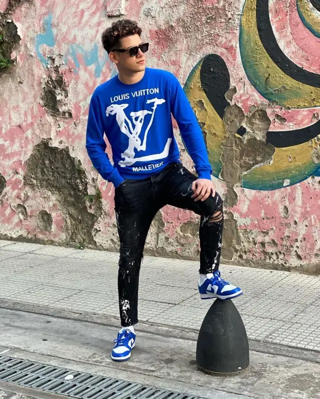 TheDonato outfit in Nike and Louis Vuitton, 2020