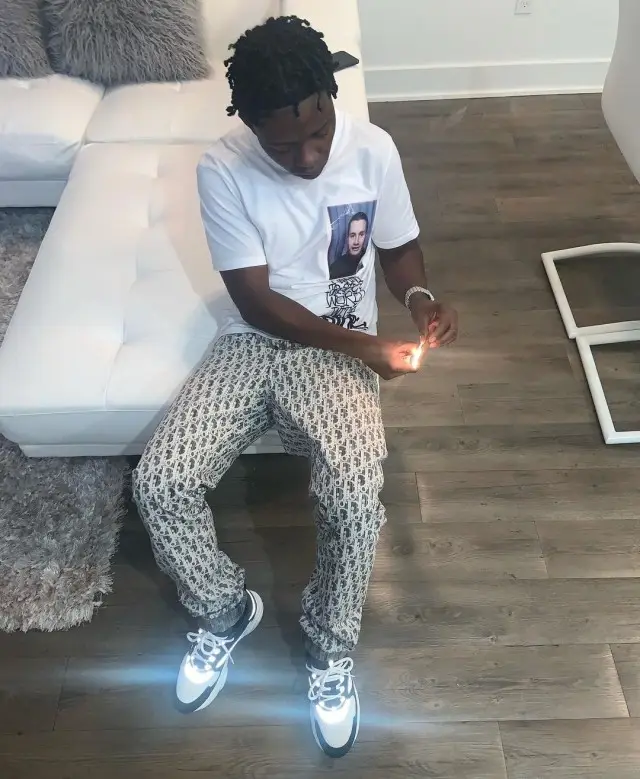 Jackboy outfit in Dior, 2020