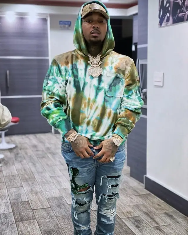 Doe Boy outfit in Amiri and Gucci, 2020