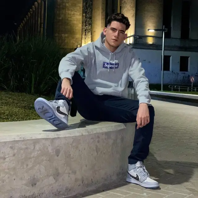 TheDonato outfit in Supreme, Levi’s, and Nike, 2020