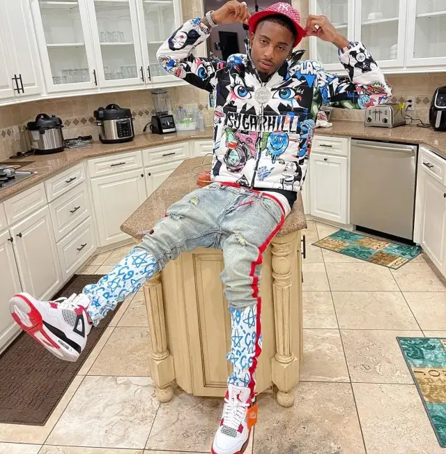 Funny Mike outfit in Sugarhill, Jordan, and MLB, 2020