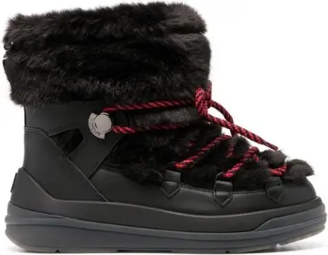 moncler faux fur snow boots