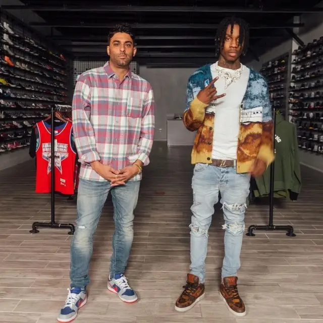 Polo G outfit in Amiri, Polo Ralph Lauren, and Louis Vuitton, 2020