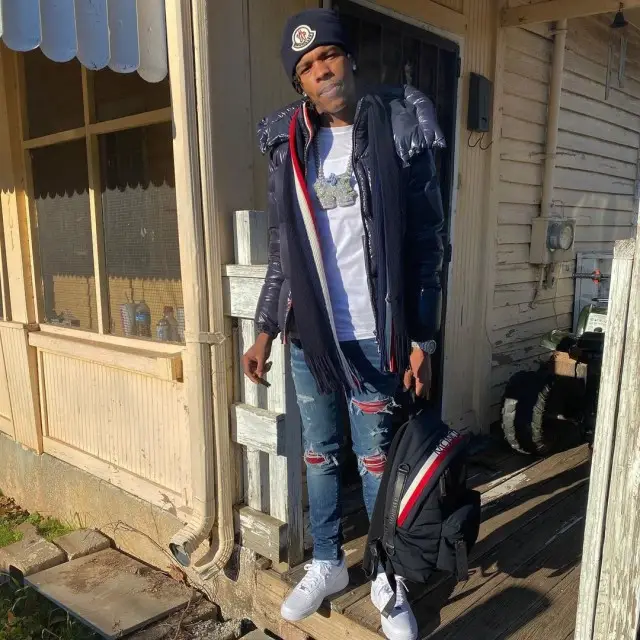 Lil Baby outfit in Amiri, Nike, and Moncler, 2020