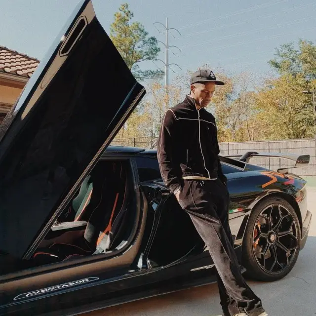 Travis Scott outfit in Celine, Nike, and Travis Scott Merch, 2020