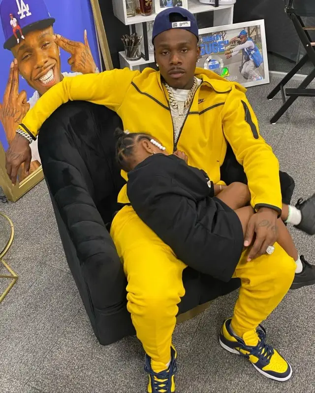 DaBaby outfit in Nike, 2020