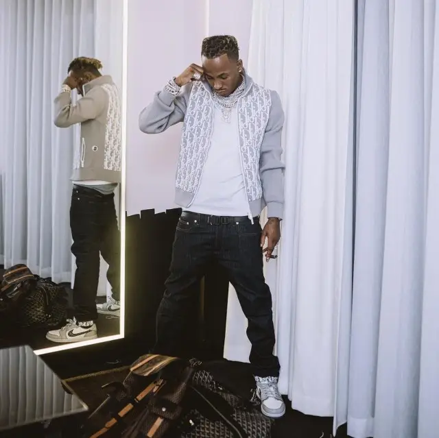 Rich The Kid outfit in Tom Ford, Dior, and Nike, 2020