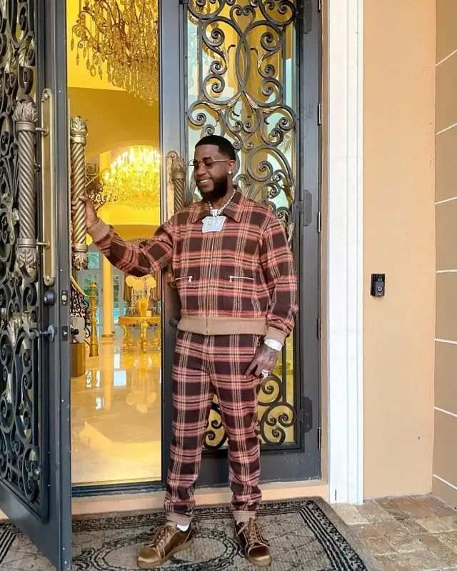 Gucci Mane outfit in Christian Louboutin and Gucci, 2020