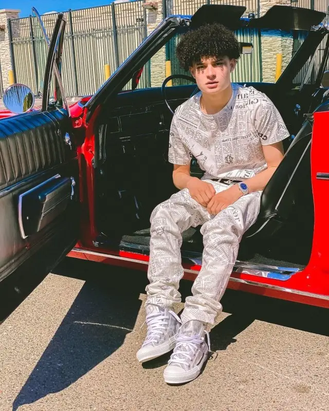 Bankrol Hayden outfit in Dior, Louis Vuitton, and Daniel Arsham, 2020