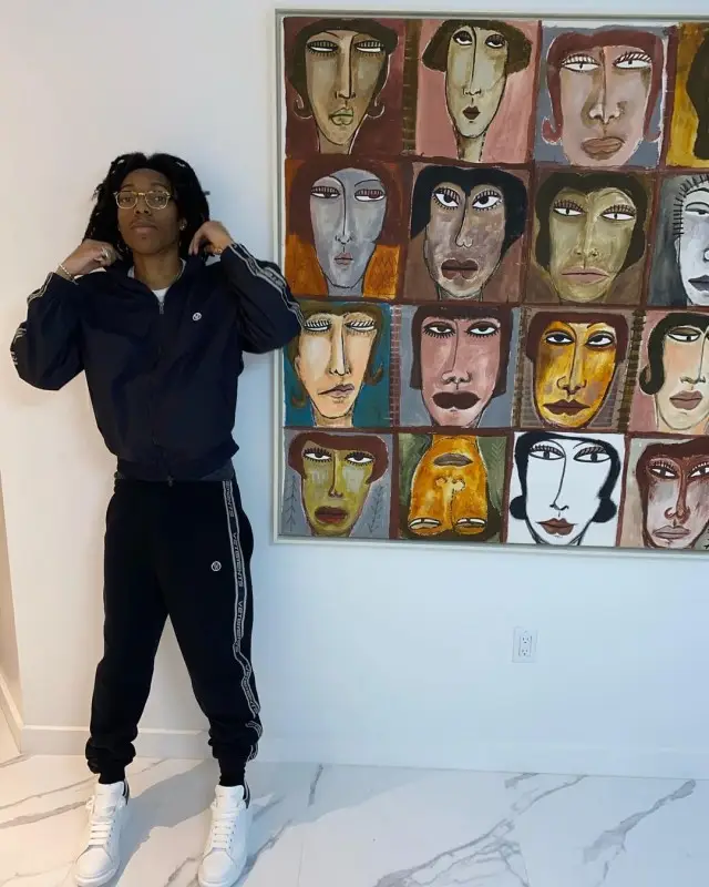Lil Tecca outfit in Vetements, Alexander McQueen, and Ray-Ban, 2020