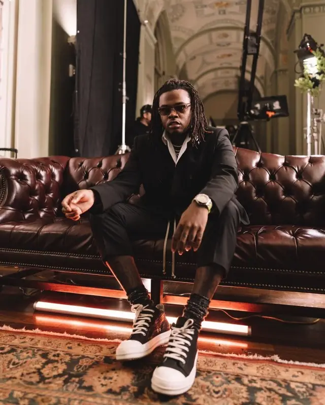 Gunna outfit in Rick Owens, Louis Vuitton, and Birkenstock, 2020