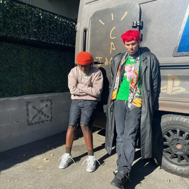 Don Toliver outfit in Jacquemus, McDonald's Merch, and Cactus Jack, 2020