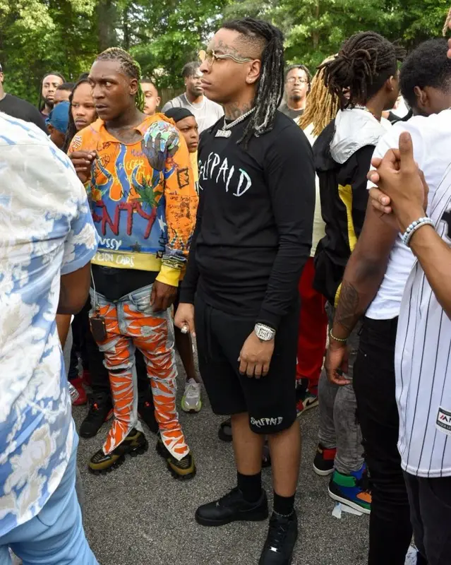 Lil Gotit outfit in Selfpaid and Nike, 2020
