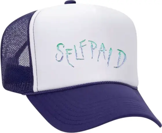 Selfpaid Purple/White 3M Trucker Cap | WHAT'S ON THE STAR?