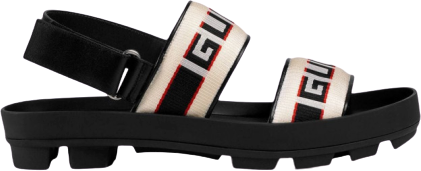 gucci stripe strap sandal
