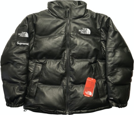 The North Face Leather Nuptse Jacket 